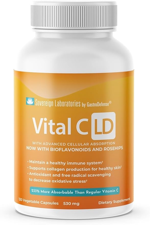 Vital C-LD - 강화 리포솜 비타민 C - 530mg 캡슐 - 120 개입 상세 이미지
