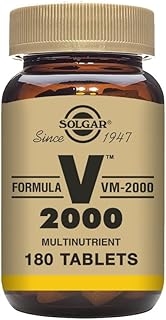Solgar Formula VM-2000 (Multinutrient System), 180 Tablets - Premium Quality Multiple - Contains Zinc - Supports A Healthy Immune System - Vegan, Dairy Free, Kosher - 90 Servings 상세 이미지