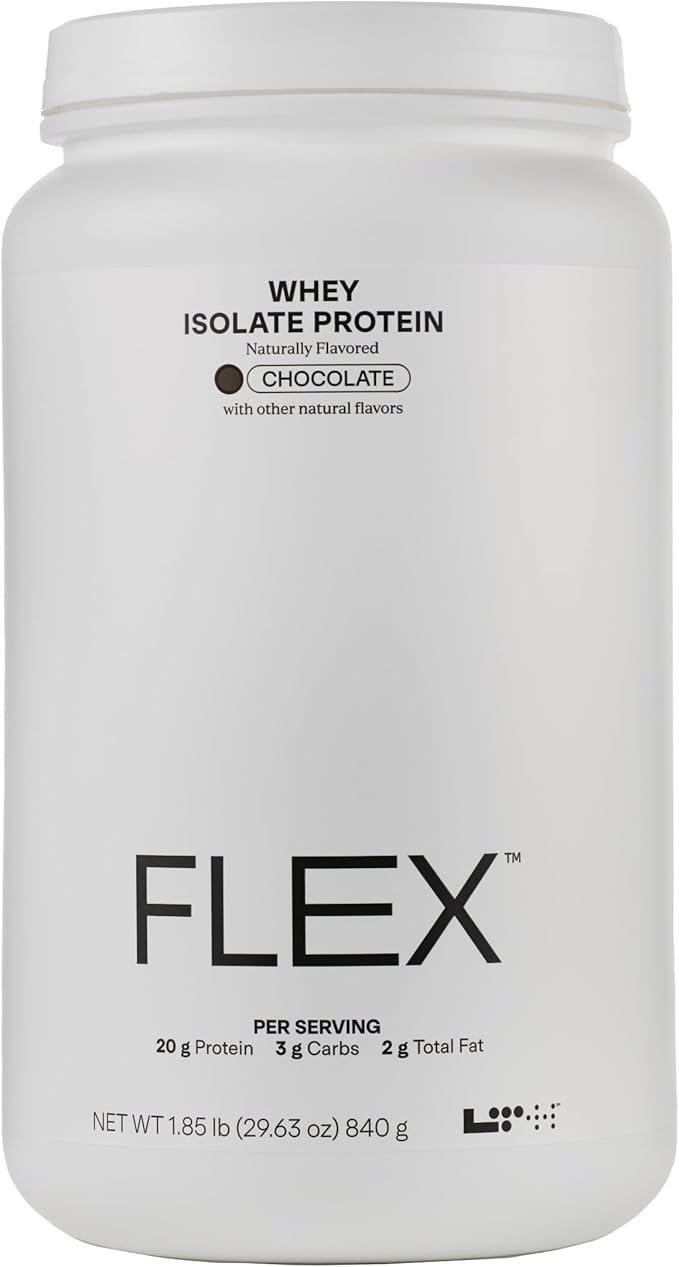 LTH Flex 분리 유청 단백질 - Life Time Fitness 멤버가 신뢰하는 제품 - 락토스 프리 단백질 파우더 - 운동 후 회복용 - 저지방, 설탕 및 저탄수화물 없음 - 초콜릿, 30회 분량 상세 이미지