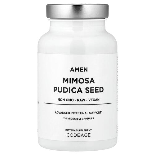 Codeage, Amen, 미모사 씨, 베지 캡슐 120정(캡슐 1정당 450mg) 상세 이미지