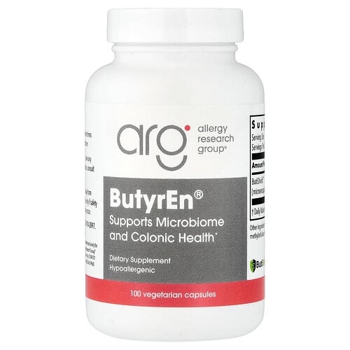 알러지 리서치 그룹 Allergy Research Group, ButyrEn®, 베지 캡슐 100정(캡슐 1정당 200mg) 상세 이미지