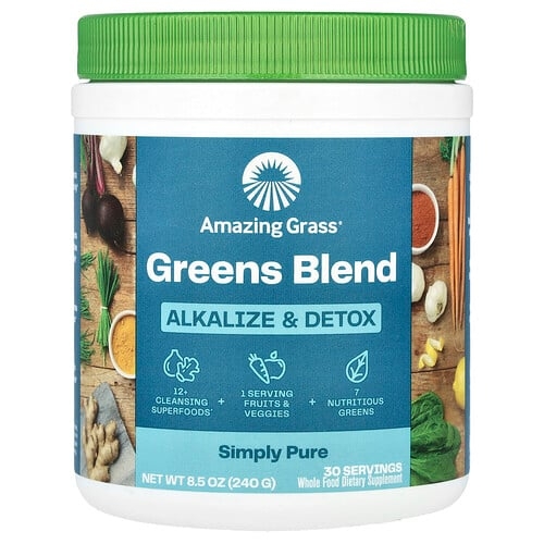 어메이징 그라스 Amazing Grass, Green Superfood, 알칼리화 & 디톡스, 240g(8.5oz) 상세 이미지