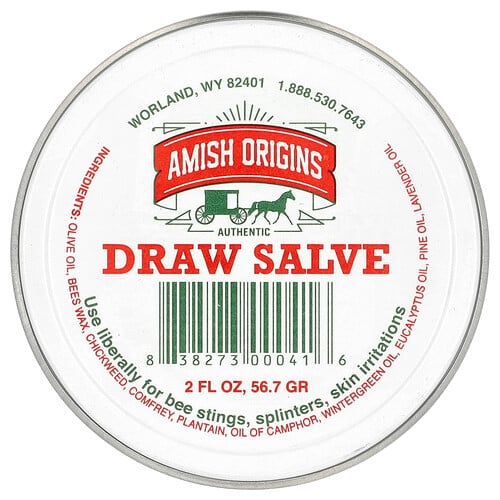 아미쉬 오리즌 Amish Origins, 드로 연고, 56.7g(2fl oz) 상세 이미지