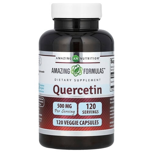 Amazing Nutrition, 퀘르세틴, 500mg, 베지 캡슐 120정 상세 이미지