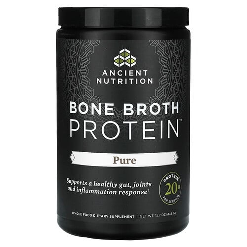닥터 엑스/엔시언트 뉴트리션 Ancient Nutrition, 뼈 육수 단백질, 퓨어, 446g(15.7oz) 상세 이미지