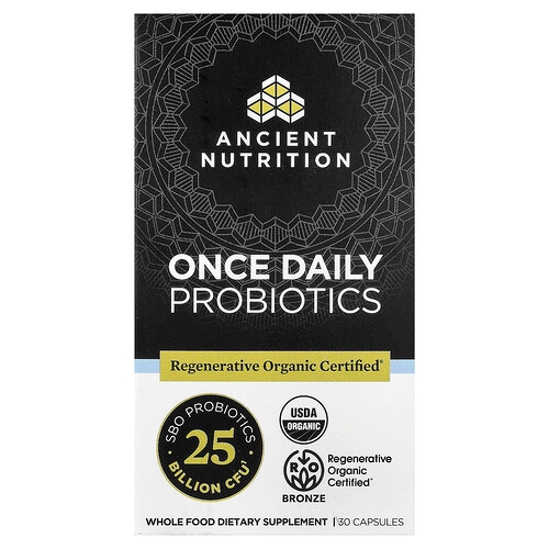 닥터 엑스/엔시언트 뉴트리션 Ancient Nutrition, 하루 1회 프로바이오틱, 250억CFU, 캡슐 30정 상세 이미지