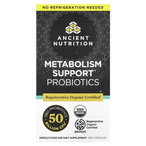 닥터 엑스/엔시언트 뉴트리션 Ancient Nutrition, 신진대사 지원 프로바이오틱, 캡슐 60정 상세 이미지