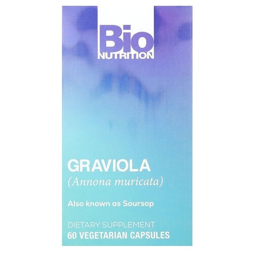 바이오 뉴트리션 Bio Nutrition, 그라비올라, 베지 캡슐 60정(캡슐 1정당 750mg) 상세 이미지