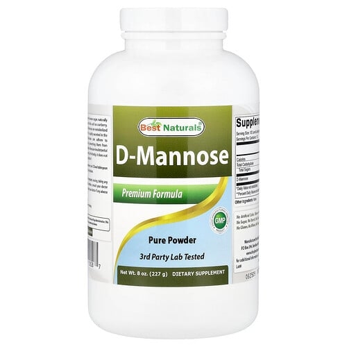 베스트 내추럴스 Best Naturals, D-만노스, 227g(8oz) 상세 이미지