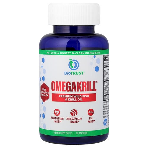 바이오트러스트 BioTRUST, OmegaKrill™, 소프트젤 90정 상세 이미지