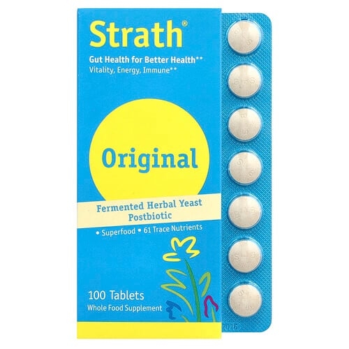 바이오 스트래스 Bio-Strath, 발효 허브 효모 포스트바이오틱, 100정 상세 이미지