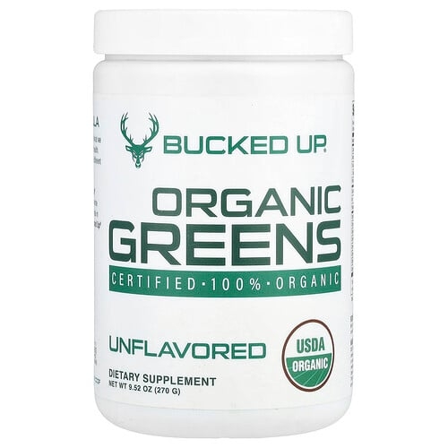 버크 업 Bucked Up, 유기농 녹색 채소, 무맛, 270g(9.52oz) 상세 이미지