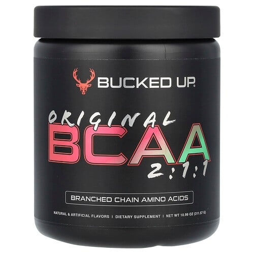 버크 업 Bucked Up, 오리지널 BCAA 2:1:1, 딸기 모히토, 311.57g(10.99oz) 상세 이미지
