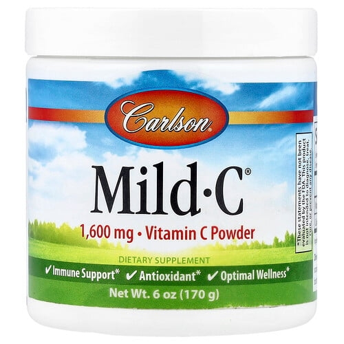 칼슨 Carlson, Mild-C®, 비타민C 분말, 170g(6oz) 상세 이미지
