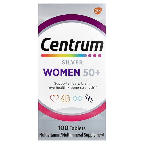 센트럼 Centrum, 실버 50세 이상 여성용 종합비타민, 100정 상세 이미지