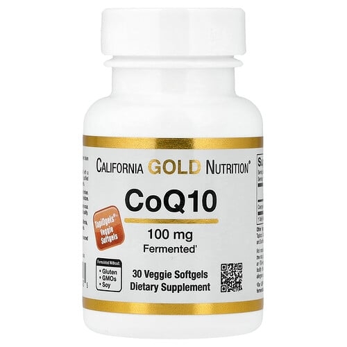 캘리포니아 골드 뉴트리션 California Gold Nutrition, CoQ10, 100mg, 베지 소프트젤 30정 상세 이미지