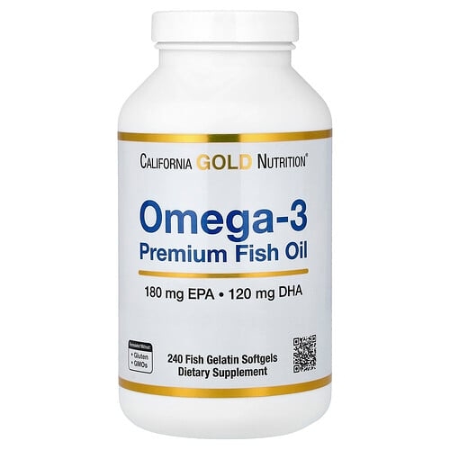 캘리포니아 골드 뉴트리션 California Gold Nutrition, 오메가3, 프리미엄 피쉬 오일, 피쉬 젤라틴 소프트젤 240정 상세 이미지