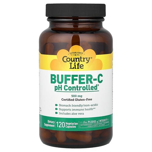 컨츄리 라이프 Country Life, Buffer-C, pH Controlled®, 베지 캡슐 120정 상세 이미지