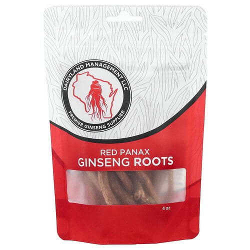 Dairyland Ginseng, 적색 인삼 뿌리, 4oz 상세 이미지