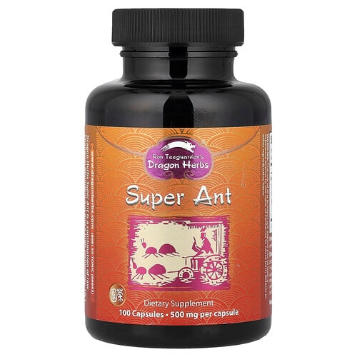 드래곤 허브 Dragon Herbs, Super Ant, 캡슐 100정(캡슐 1정당 500mg) 상세 이미지