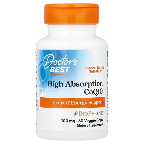 닥터스 베스트 Doctor's Best, BioPerine 함유 고흡수 CoQ10, 100mg, 베지 캡슐 60정 상세 이미지