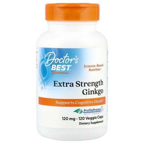 닥터스 베스트 Doctor's Best, 은행나무, 120mg, 베지 캡슐 120정 상세 이미지