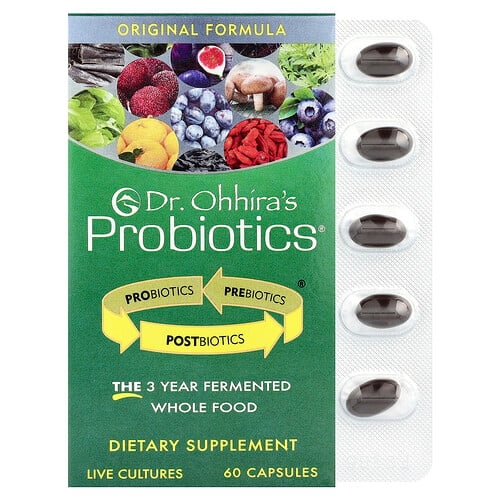닥터 오히라 Dr. Ohhira's, Probiotics®, 오리지널 포뮬라, 캡슐 60정 상세 이미지