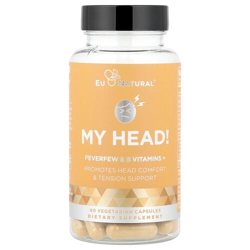 Eu Natural, My Head!, 피버퓨 & 비타민B +, 베지 캡슐 60정 상세 이미지