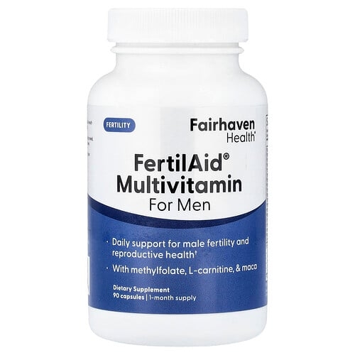 페어해븐 헬스 Fairhaven Health, 남성용 FertilAid® 종합비타민, 캡슐 90정 상세 이미지