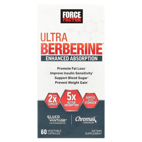 Force Factor, Ultra Berberine™, 베지 캡슐 60정 상세 이미지