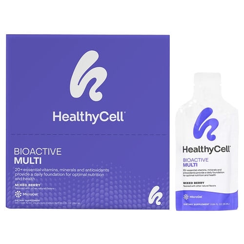 헬시셀 HealthyCell, Bioactive 멀티, 믹스 베리, 젤 팩 30개, 각 25ml(0.84fl oz) 상세 이미지