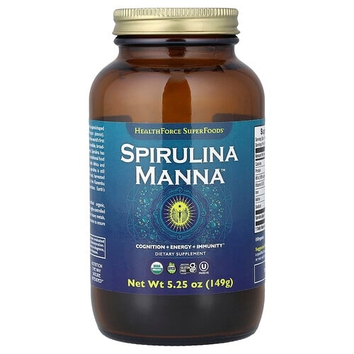 헬스포스 슈퍼푸드 HealthForce Superfoods, Spirulina Manna™, 149g(5.25oz) 상세 이미지