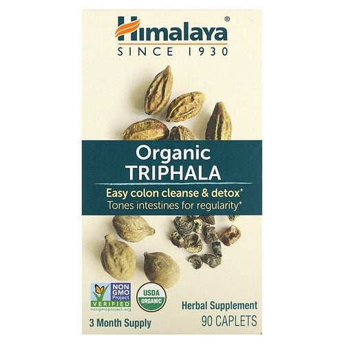 히말리야 허벌 헬스케어 Himalaya, 유기농 트리팔라, 90정 상세 이미지