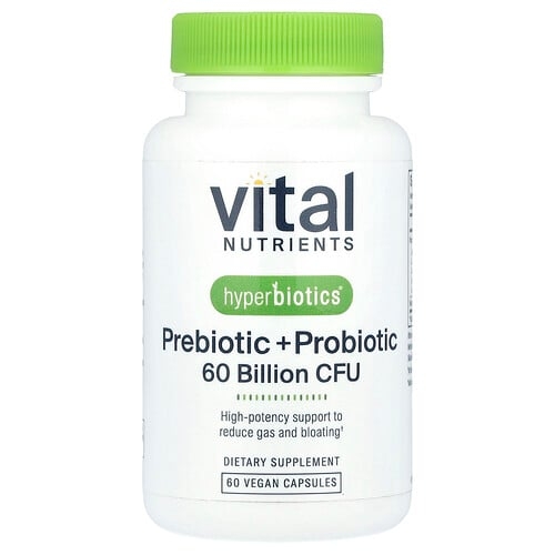 Vital Nutrients, Hyperbiotics®, 프리바이오틱+프로바이오틱, 베지 캡슐 60정 상세 이미지