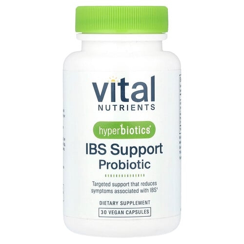 Vital Nutrients, Hyperbiotics®, IBS 보조제 프로바이오틱, 베지 캡슐 30정 상세 이미지
