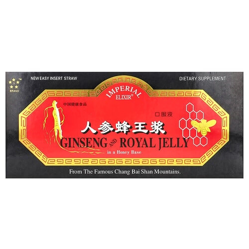 임페리얼 엘리자이어 Imperial Elixir, 인삼 및 로열젤리, 10병, 각 10ml(0.34fl oz) 상세 이미지