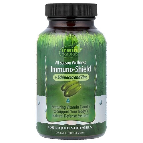 어윈 네츄럴 Irwin Naturals, Immuno-Shield®, 액상 소프트젤 100정 상세 이미지