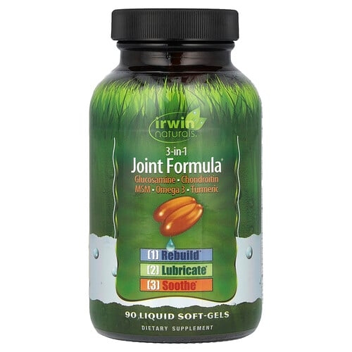 어윈 네츄럴 Irwin Naturals, 3-인-1 조인트 포뮬러, 90 액상 소프트젤 상세 이미지