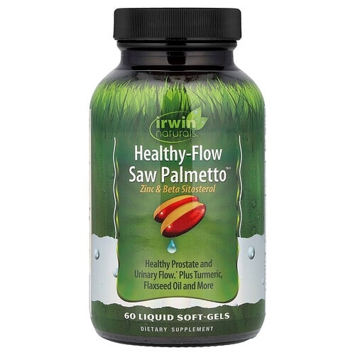 어윈 네츄럴 Irwin Naturals, Healthy-Flow Saw Palmetto™, 액상 소프트젤 60정 상세 이미지