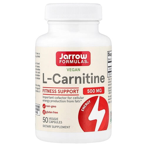 자로우 포뮬라 Jarrow Formulas, L-카르니틴, 500mg, 베지 캡슐 50정 상세 이미지