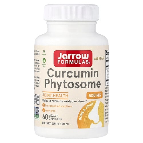 자로우 포뮬라 Jarrow Formulas, 커큐민 파이토솜, 500mg, 베지 캡슐 60정 상세 이미지