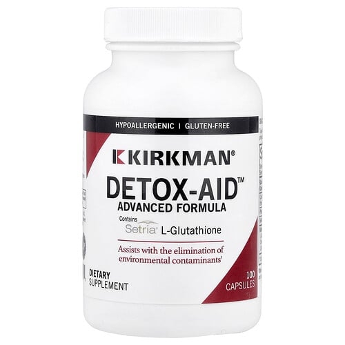 컬크맨 랩 Kirkman Labs, Detox-Aid™ 어드밴스드 포뮬라, 캡슐 100정 상세 이미지