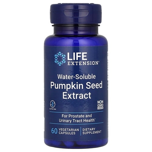 라이프 익스텐션 Life Extension, 수용성 호박씨추출물, 베지 캡슐 60정(캡슐 1정당 262mg) 상세 이미지
