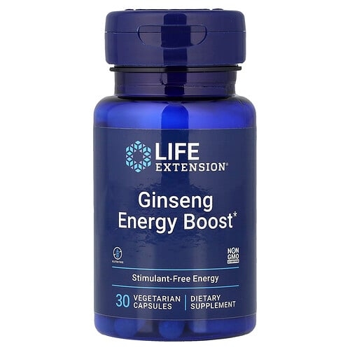 라이프 익스텐션 Life Extension, 인삼 에너지 강화, 베지 캡슐 30정(캡슐 1정당 200mg) 상세 이미지