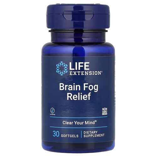 라이프 익스텐션 Life Extension, 브레인 포그 릴리프, 소프트젤 30정 상세 이미지