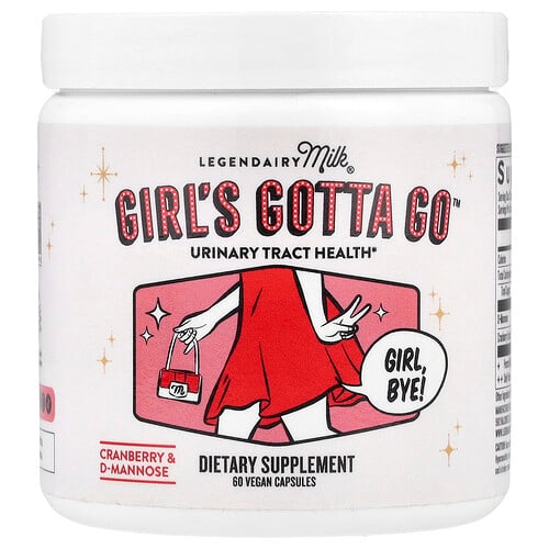 Legendairy Milk, Girl'sgotta Go™, 요로 건강, 베지 캡슐 60정 상세 이미지