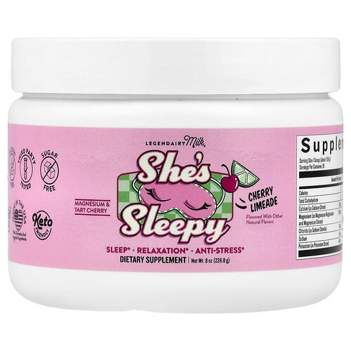 Legendairy Milk, 쉬즈 슬리피, 체리 라임에이드, 226.8g(8oz) 상세 이미지