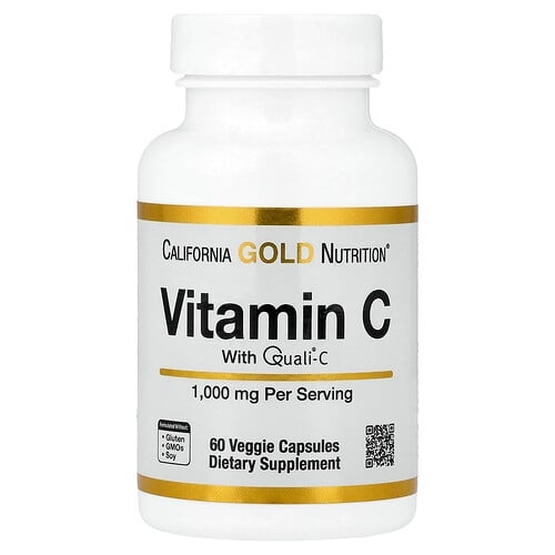 캘리포니아 골드 뉴트리션 California Gold Nutrition, 비타민C, Quali®-C, 1,000mg, 베지 캡슐 60정 상세 이미지