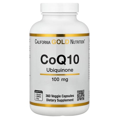 캘리포니아 골드 뉴트리션 California Gold Nutrition, CoQ10, USP 등급 유비퀴논, 100mg, 베지 캡슐 360정 상세 이미지