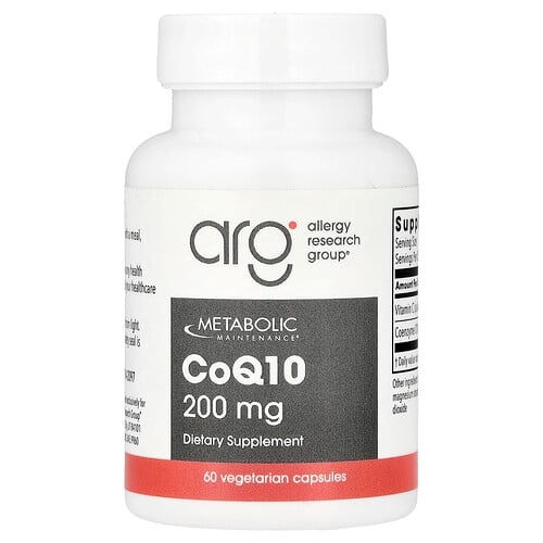 메타볼릭 메인테이넌스 Metabolic Maintenance, CoQ10, 200mg, 베지 캡슐 60정 상세 이미지